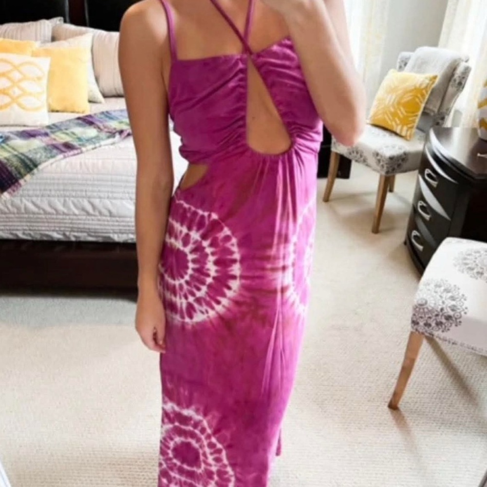 YFB maxi dress- cut out sides